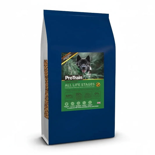 ProTrain All Life Stages Grain Free British Free Range Chicken Dry Dog Food (Made in UK)